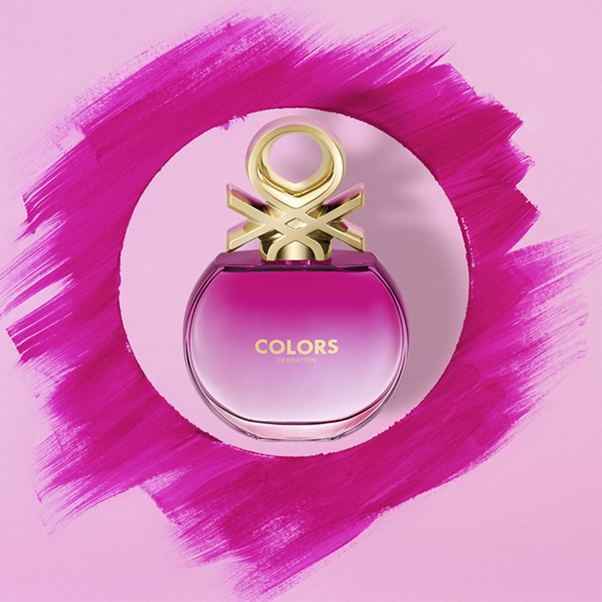 FRAGANCIA PARA DAMA, BENETTON, COLORS PINK, EDT, 80ML